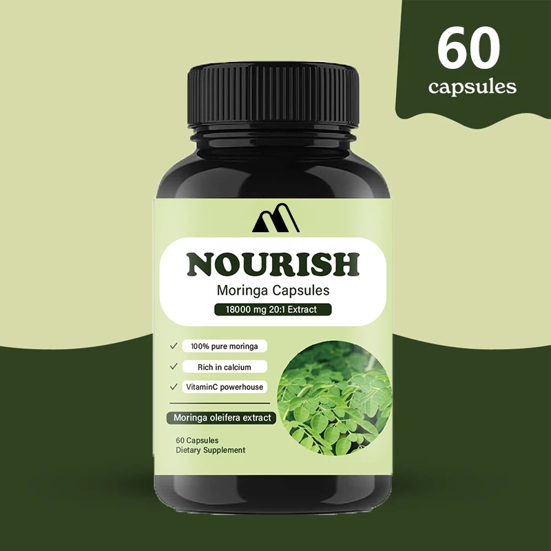 Moringa Capsules || 100% Pure  - Moringa Leaf Powder recension och pris