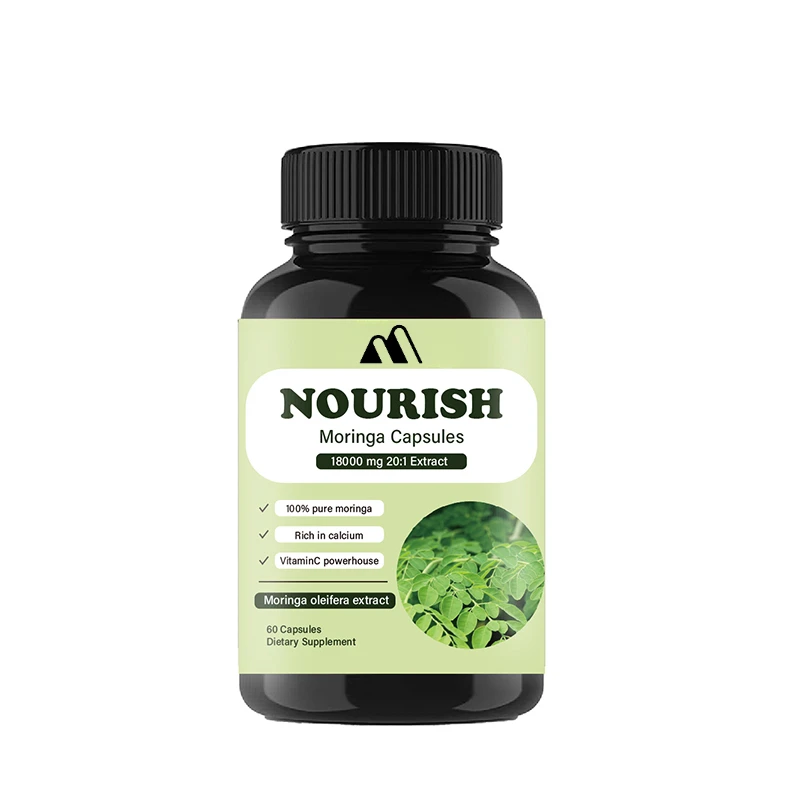 Moringa Capsules || 100% Pure  - Moringa Leaf Powder recension och pris