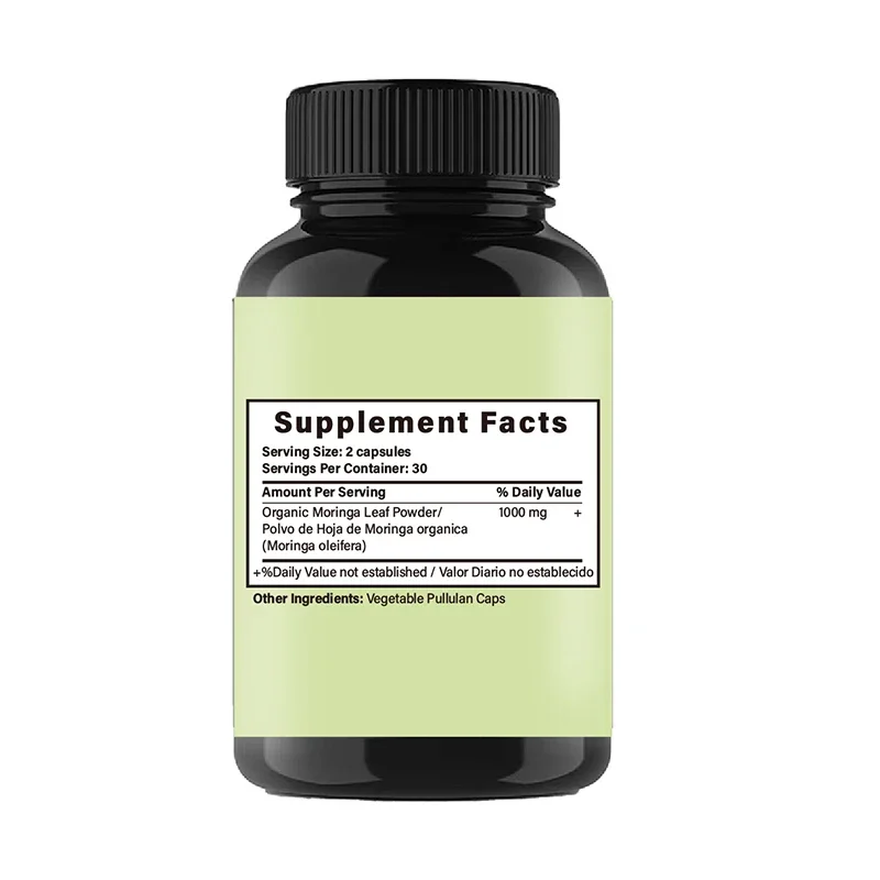Moringa Capsules || 100% Pure  - Moringa Leaf Powder recension och pris