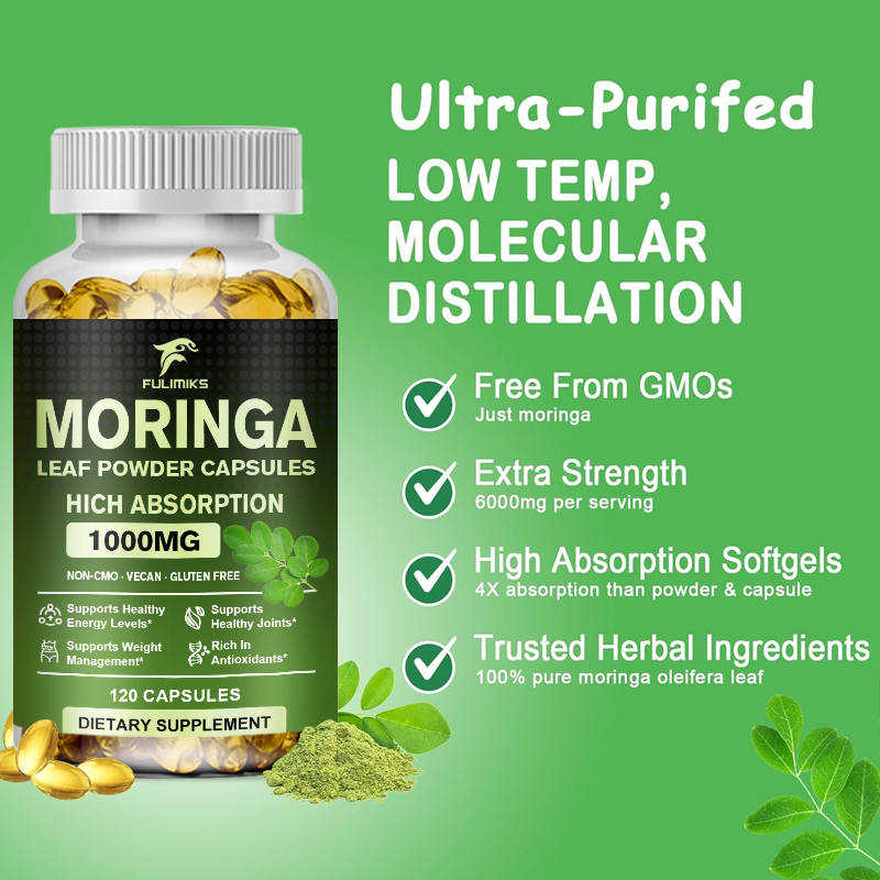 Buy 2 Get 2 Free! Pure Moringa - Moringa Leaf Powder recension och pris
