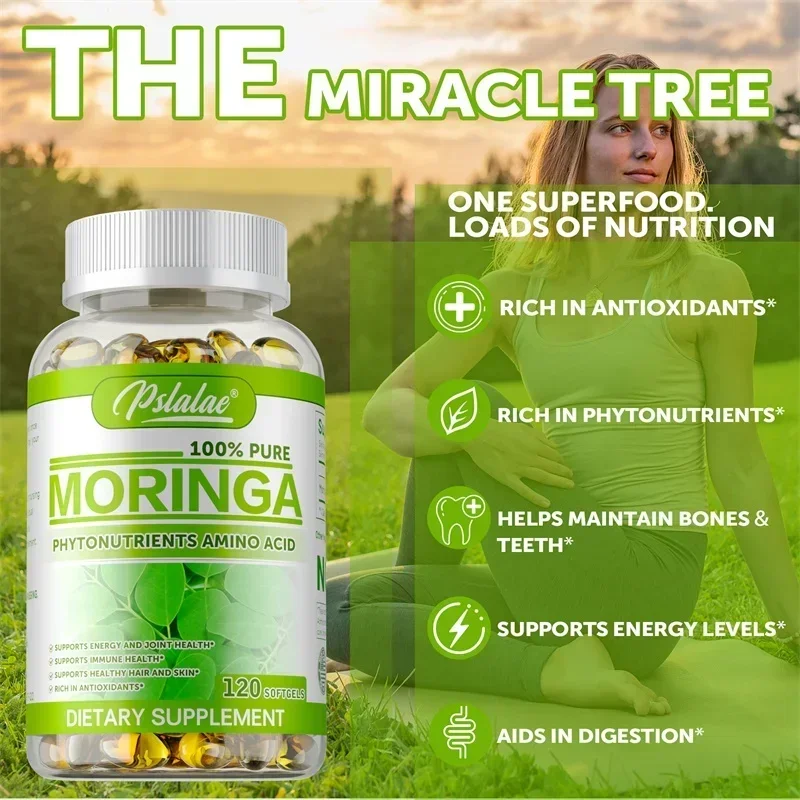 Moringa Capsules - Antioxidant - Moringa Leaf Powder recension och pris