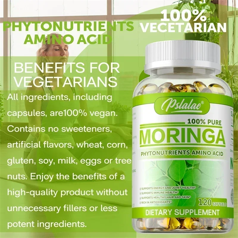 Moringa Capsules - Antioxidant - Moringa Leaf Powder recension och pris