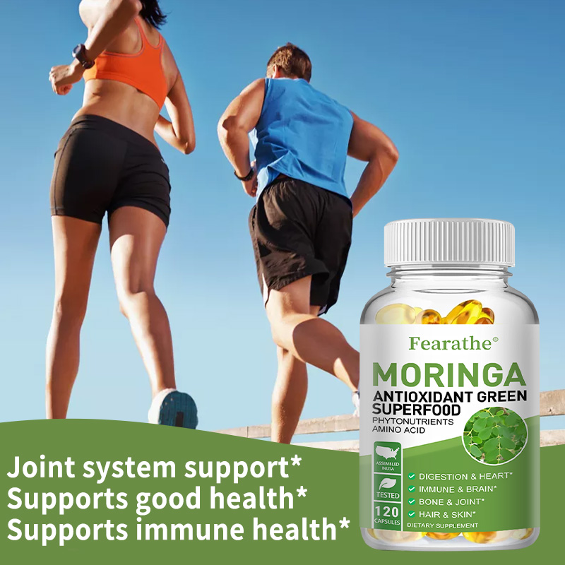 Organic Moringa 1000mg Capsule - Moringa Leaf Powder recension och pris