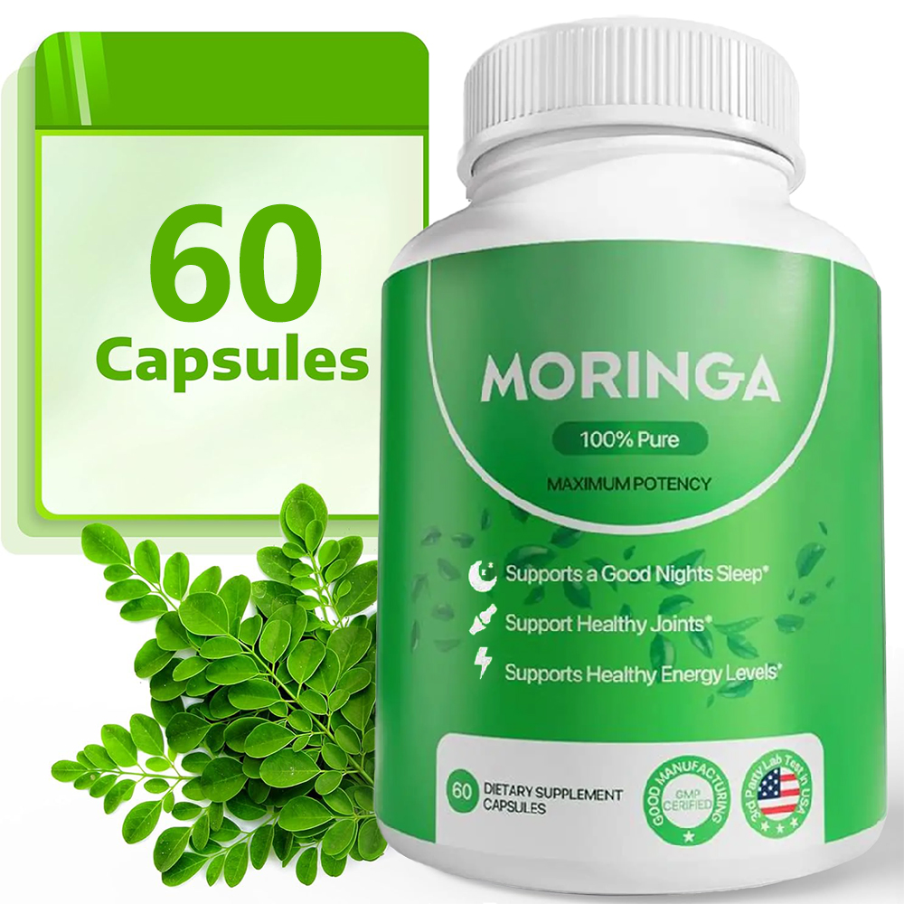 Moringa Capsules - Boost Energ - Moringa Leaf Powder recension och pris