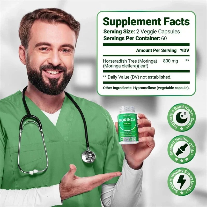 100% Pure Moringa Leaf Powder  - Moringa Leaf Powder recension och pris